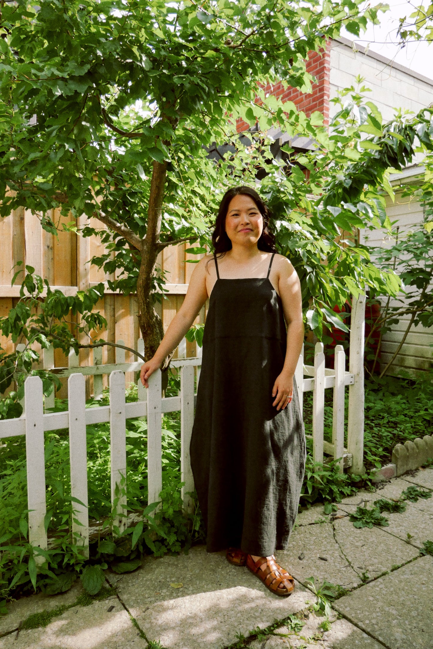 Barrel Maxi Dress - Charcoal